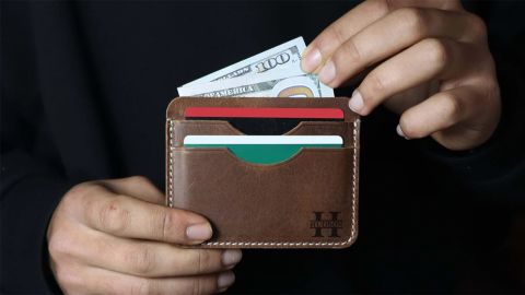 Personal skin card holder