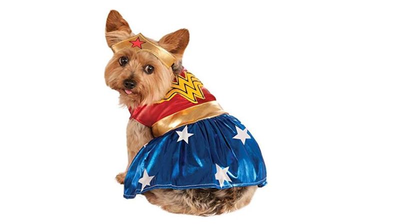 small dog wonder woman costume