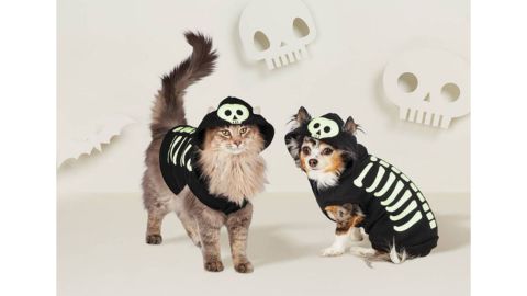 Hyde & EEK! Boutique Skeleton Glow Hoodie Dog and Cat Costume