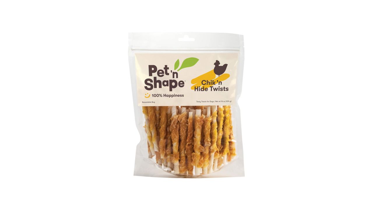 Pet 'n Shape Chik 'n Hide Twists Dog Treats