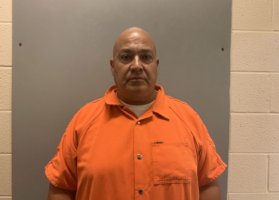 Mugshot for former Uvalde Consolidated Independent School District Police Chief Pete Arredondo.