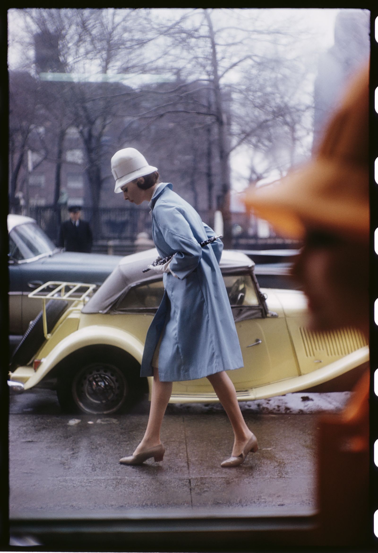 An unpublished image taken for Harper's Bazaar in April 1962.