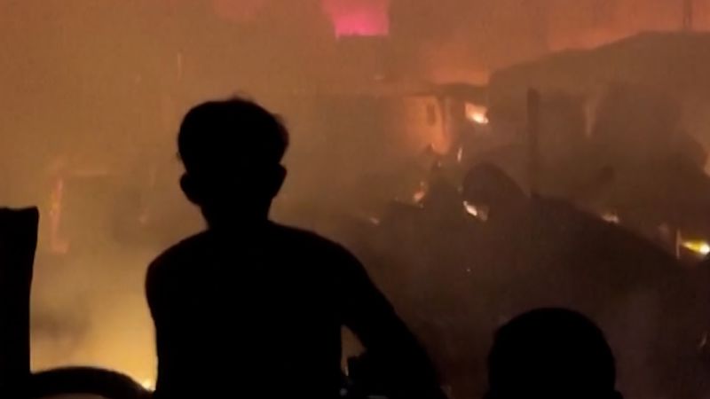 Over 1,500 homes destroyed by fire in Philippines