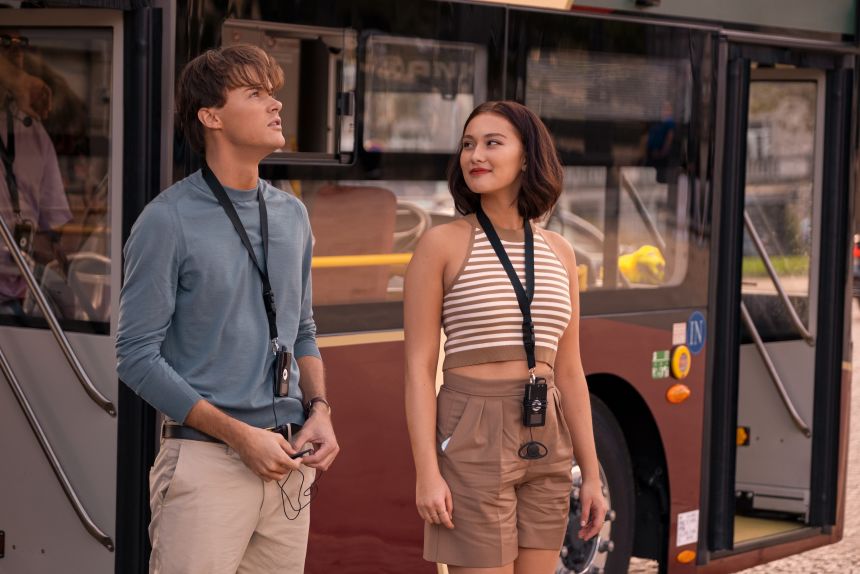 Christopher Briney and Lola Tung in 'The Summer I Turned Pretty.'