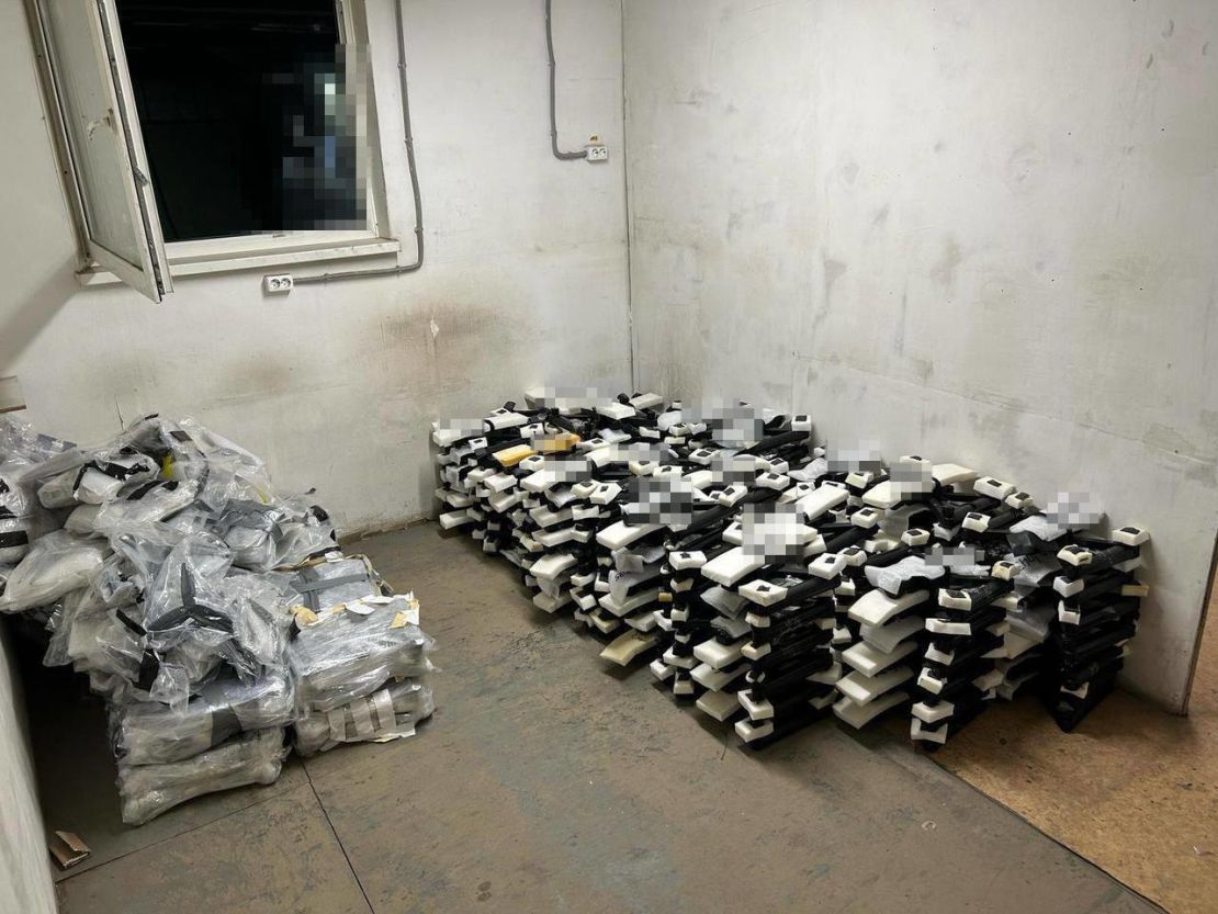 This picture shows drones said to be used by Ukraine in its coordinated attacks on Russian air bases.