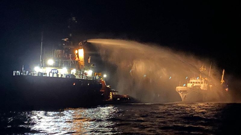 Aid ship bound for Gaza catches fire after alleged drone attack off Malta | CNN