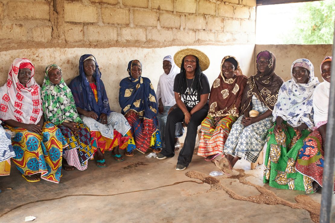 Amoabeng sources raw materials from local communities.