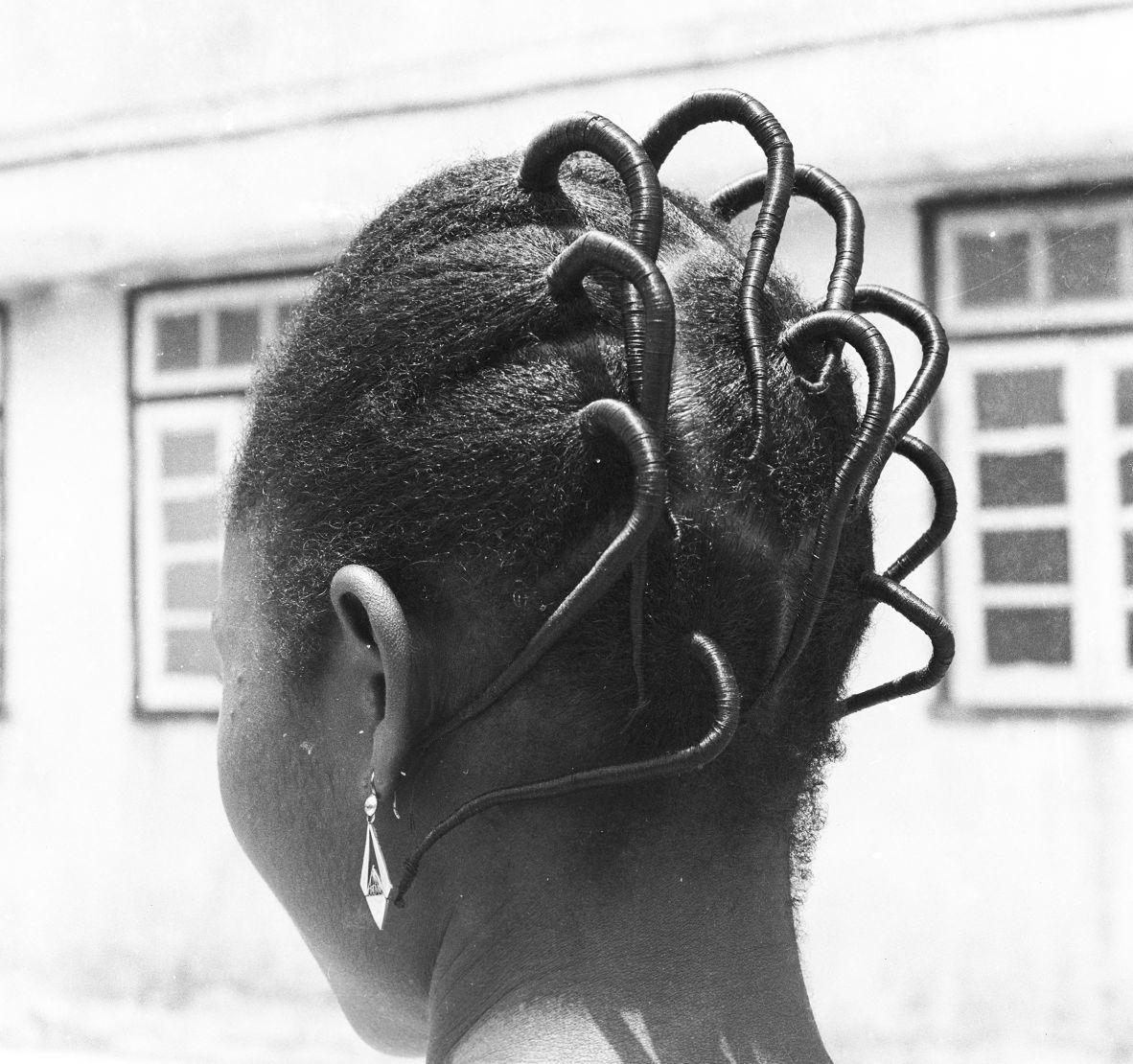 Ojeikere captured thousands of traditional Nigerian hairstyles over several decades, including this one in 1967.