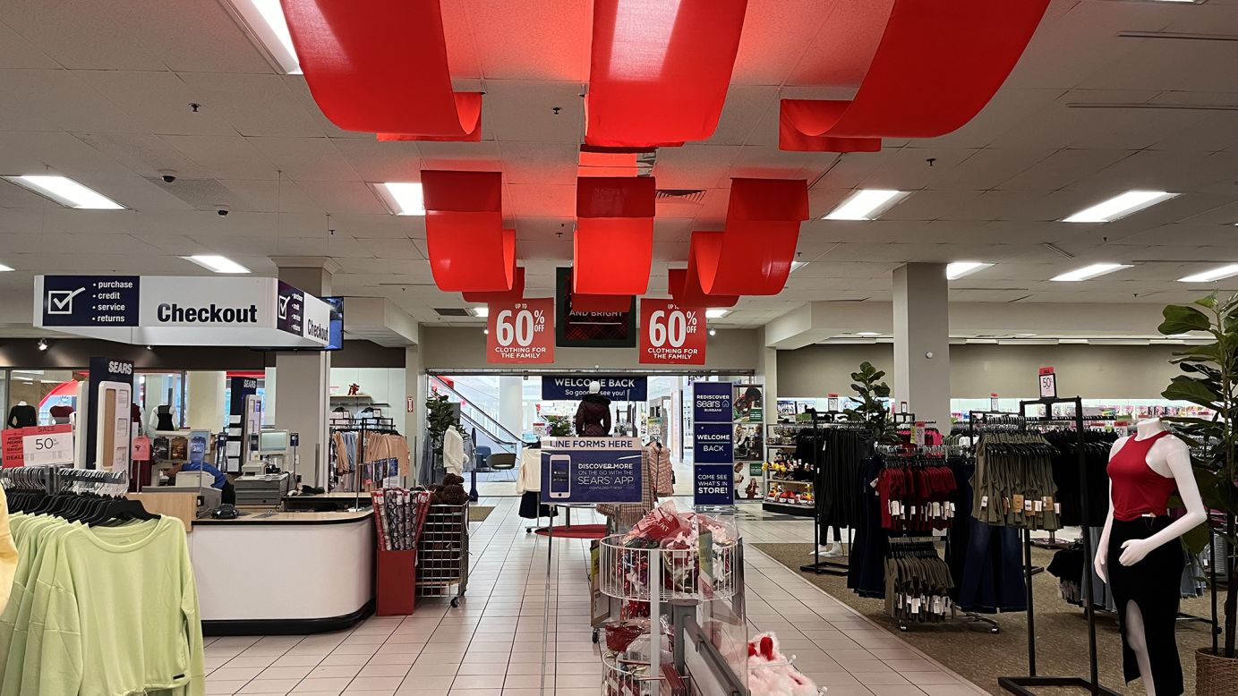 The reopened Sears store in Burbank, California, on December 1, 2023. While the store reopened that year, it closed once again in 2025, one of three Sears stores to close this year, leaving only five still operating.