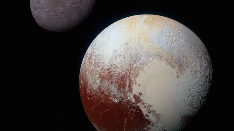 How did Pluto’s large moon Charon form? With a ‘kiss,’ scientists say