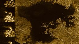 These images from the Radar instrument aboard NASA's Cassini spacecraft show the evolution of a transient feature in the large hydrocarbon sea named Ligeia Mare on Saturn's moon Titan.