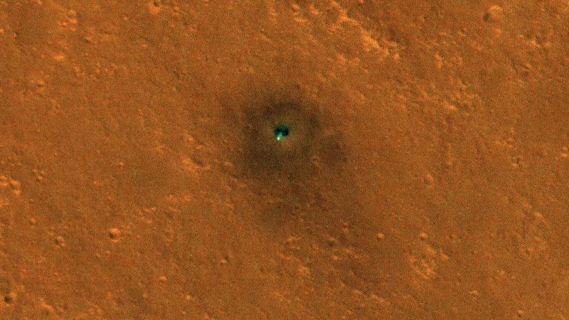 Oceans of water may be trapped deep beneath the surface of Mars.