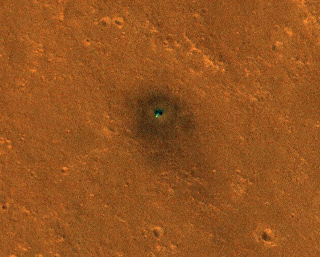 On February 2, 2019, NASA's Mars Reconnaissance Orbiter, InSight, took a picture of Mars sitting on the surface. The lander is located on a flat plain called Elysium Planitia.