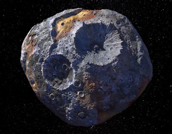 Interest in asteroids – both from companies who are looking to mine them and from space agencies looking to better understand their composition – is skyrocketing. This artist's concept depicts the 144-mile-wide (232-kilometer-wide) asteroid Psyche, which lies in the main asteroid belt between Mars and Jupiter. NASA has a spacecraft en route to Psyche to study it. <strong>Look through the gallery to learn more about asteroid exploration and mining.</strong>