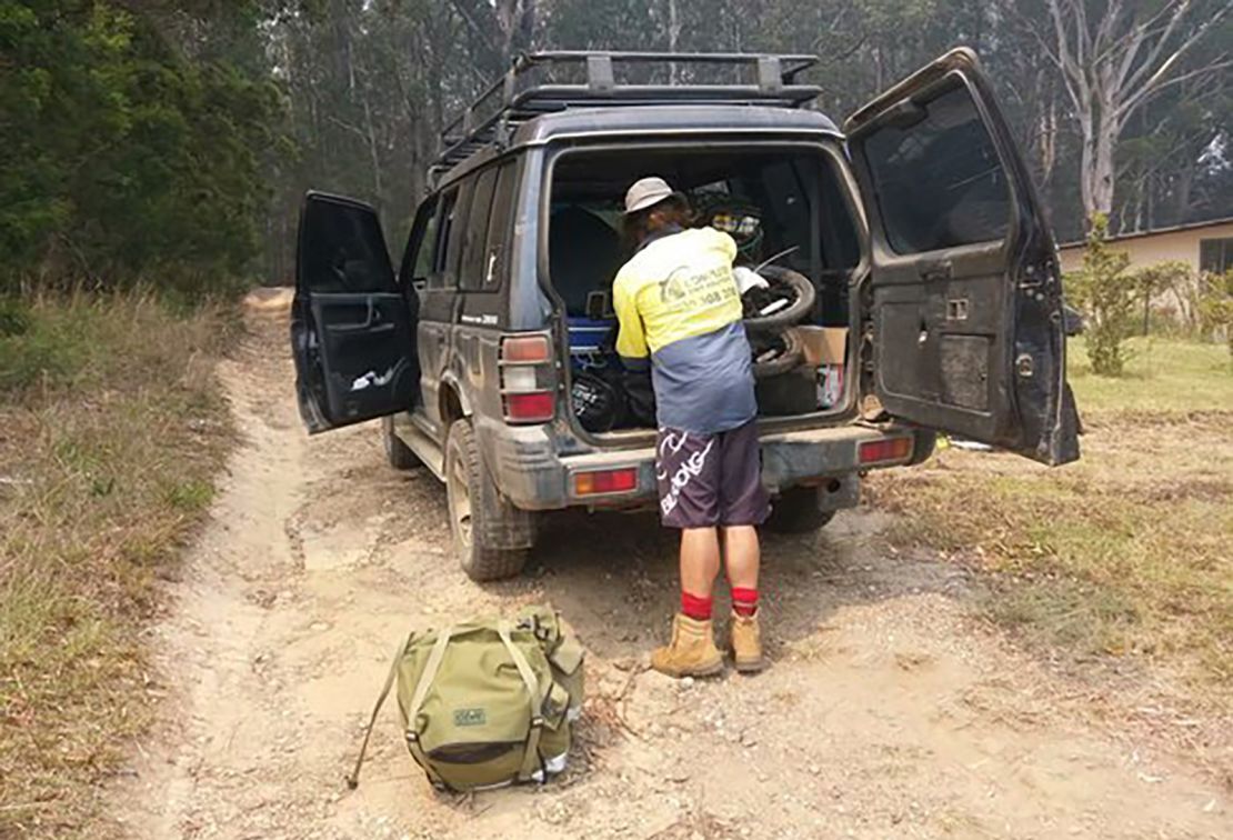 An Aussie local (pictured) helped Li out when she was lost in Bongil Bongil National Park.