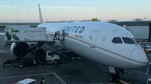The Boeing 787-9 that Yang was on, flying from LAX to PVG.
