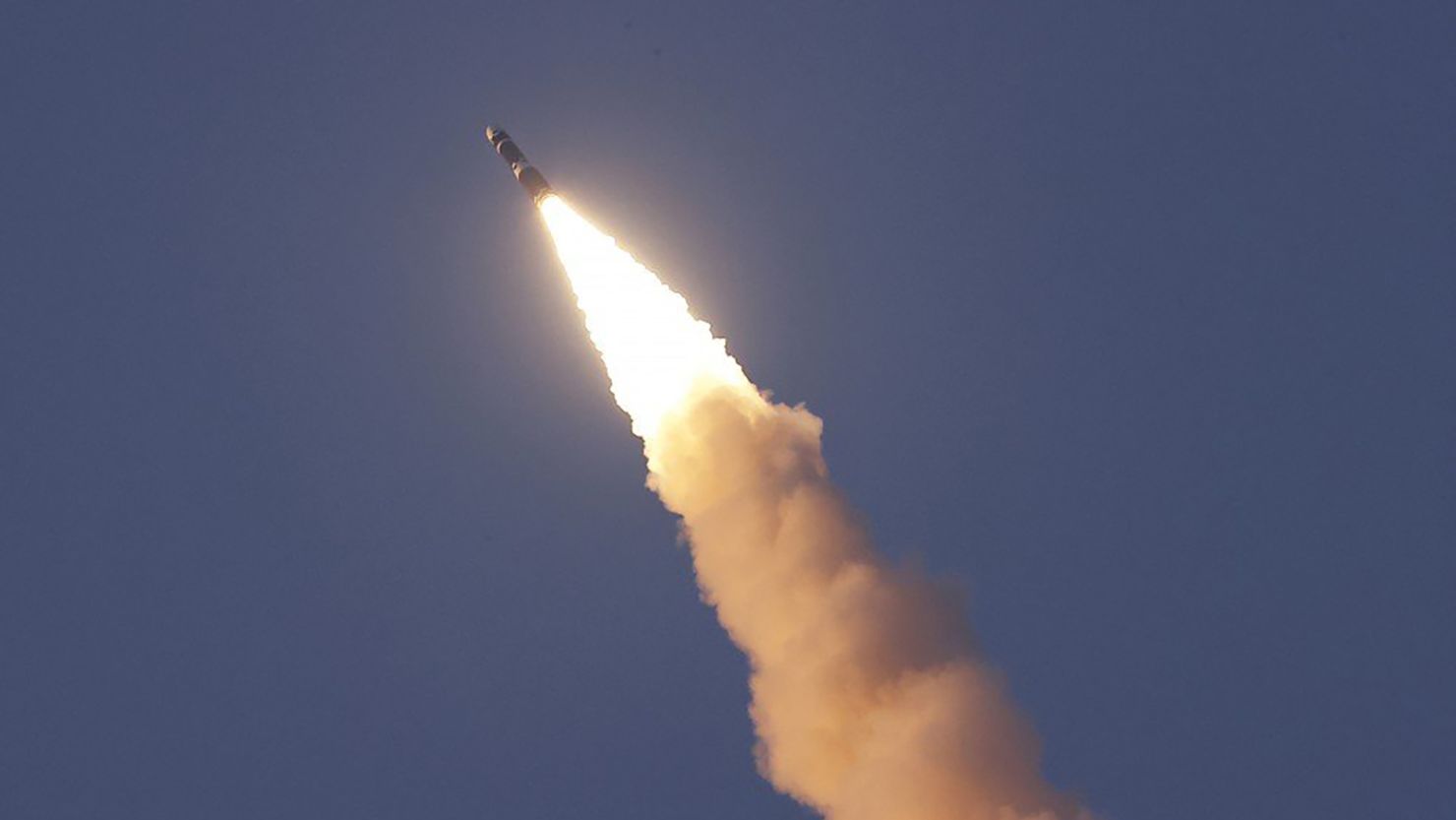 North Korea said the missile flew 1,001 kilometers (622 miles).