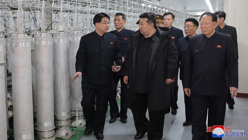 North Korean leader Kim inspects nuclear facility and calls for bolstering arsenal