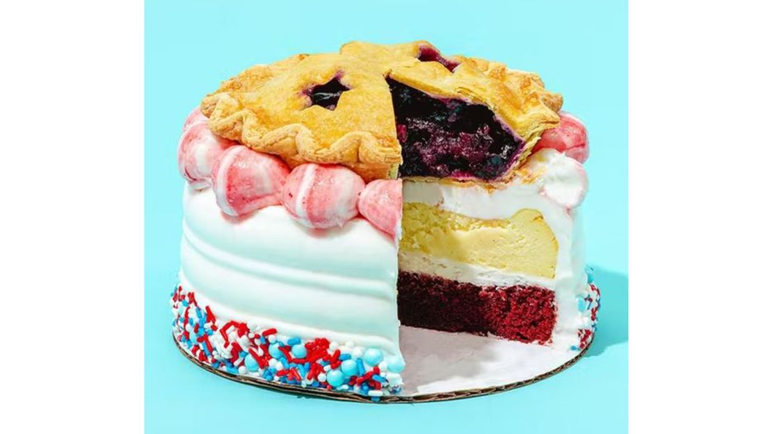 PieCaken Bakeshop Red, White and Blueberry PieCaken