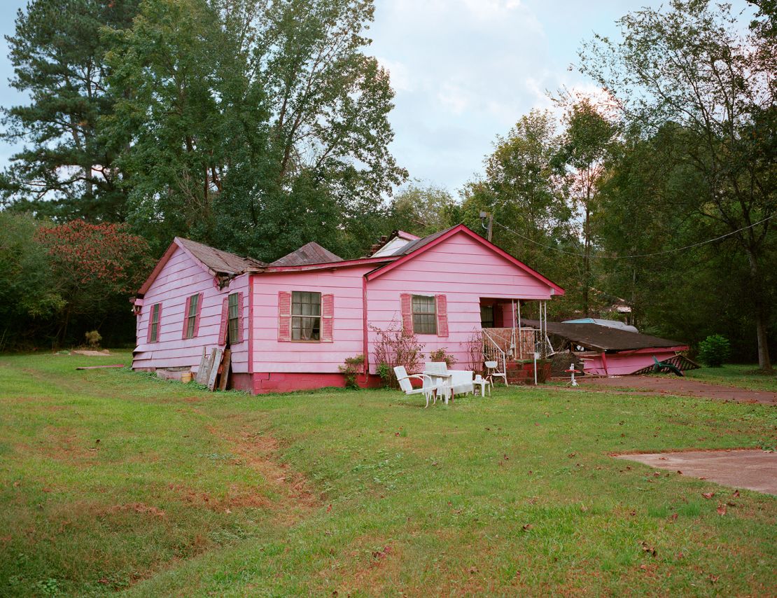"Pink House, 2018." Nagasaka had "never really been to a small rural town" before starting this project.