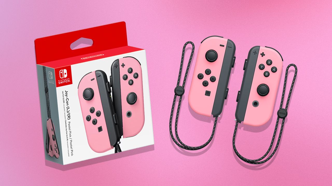 Nintendo Joy-Con (L)/(R) Pastel Pink - Best Buy