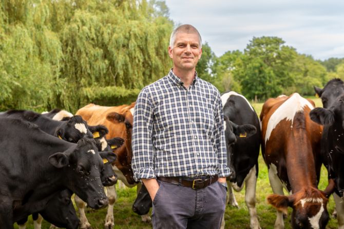 Methane is a powerful greenhouse gas, and cows produce around a third of all human-related methane emissions. John Hammond, director of research at the UK’s Pirbright Institute, is developing a vaccine to reduce cows’ methane emissions. It’s just one of the global innovations aiming to make farming more eco-friendly. <strong>Scroll through the gallery to see more.</strong>