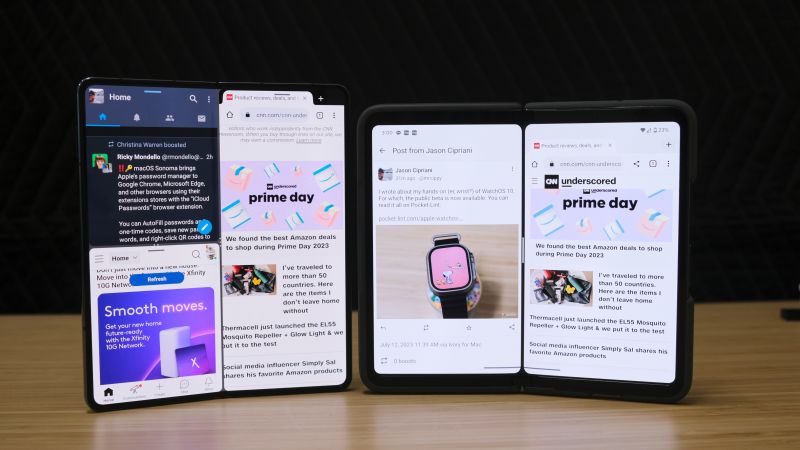 Google Pixel Fold Vs. Samsung Galaxy Z Fold 4: Which Is Best? | CNN ...