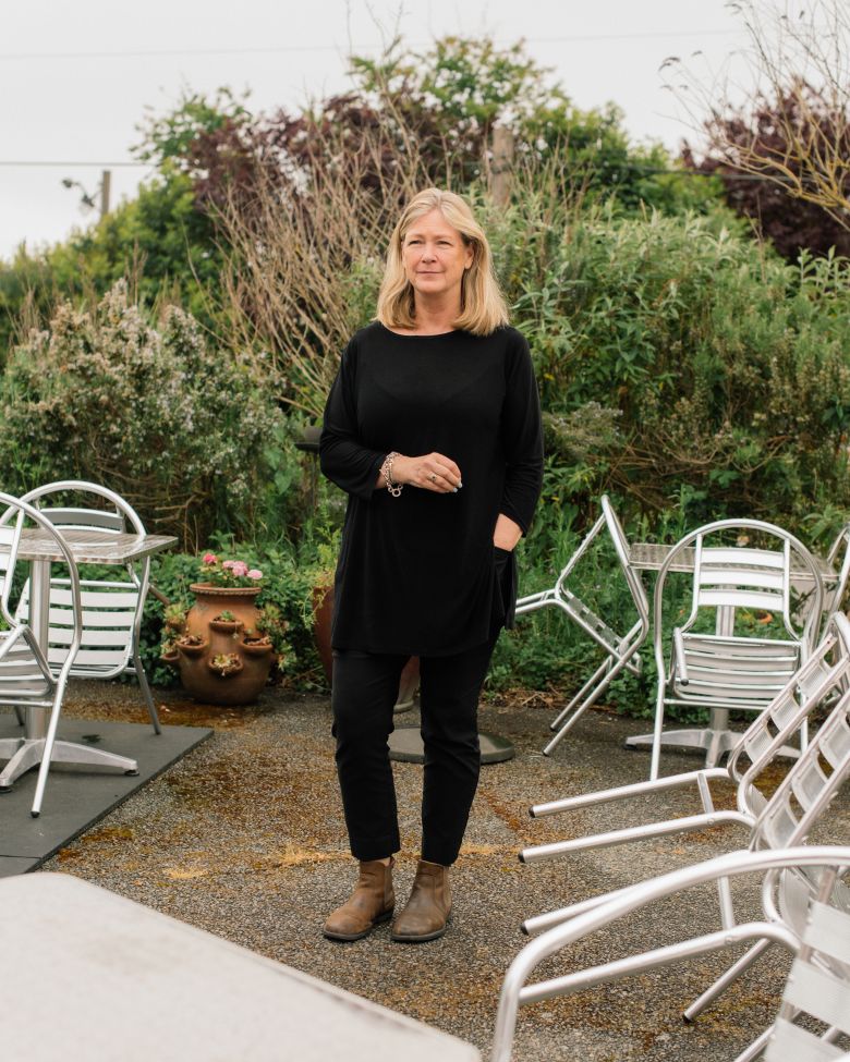 Tamra Hansen manages the Saltwater Café in Point Roberts. She says sales are down