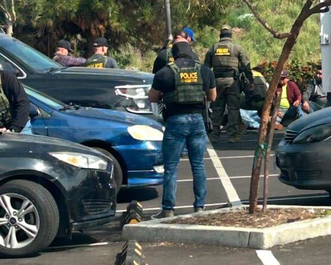 The April 22 raid on day laborers targeted one person who had an active arrest warrant but 10 people were ultimately detained, the Department of Homeland Security told CNN.