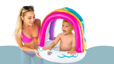 BigMouth Inc. Rainbow Canopy Lil Pool Float