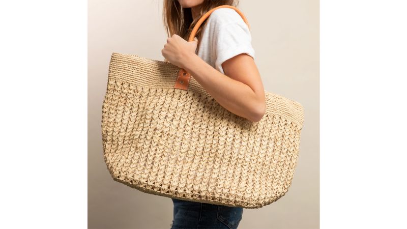 Straw Bag Bag beachWoven Straw Handbag Beach Bag Suitable for Any Place