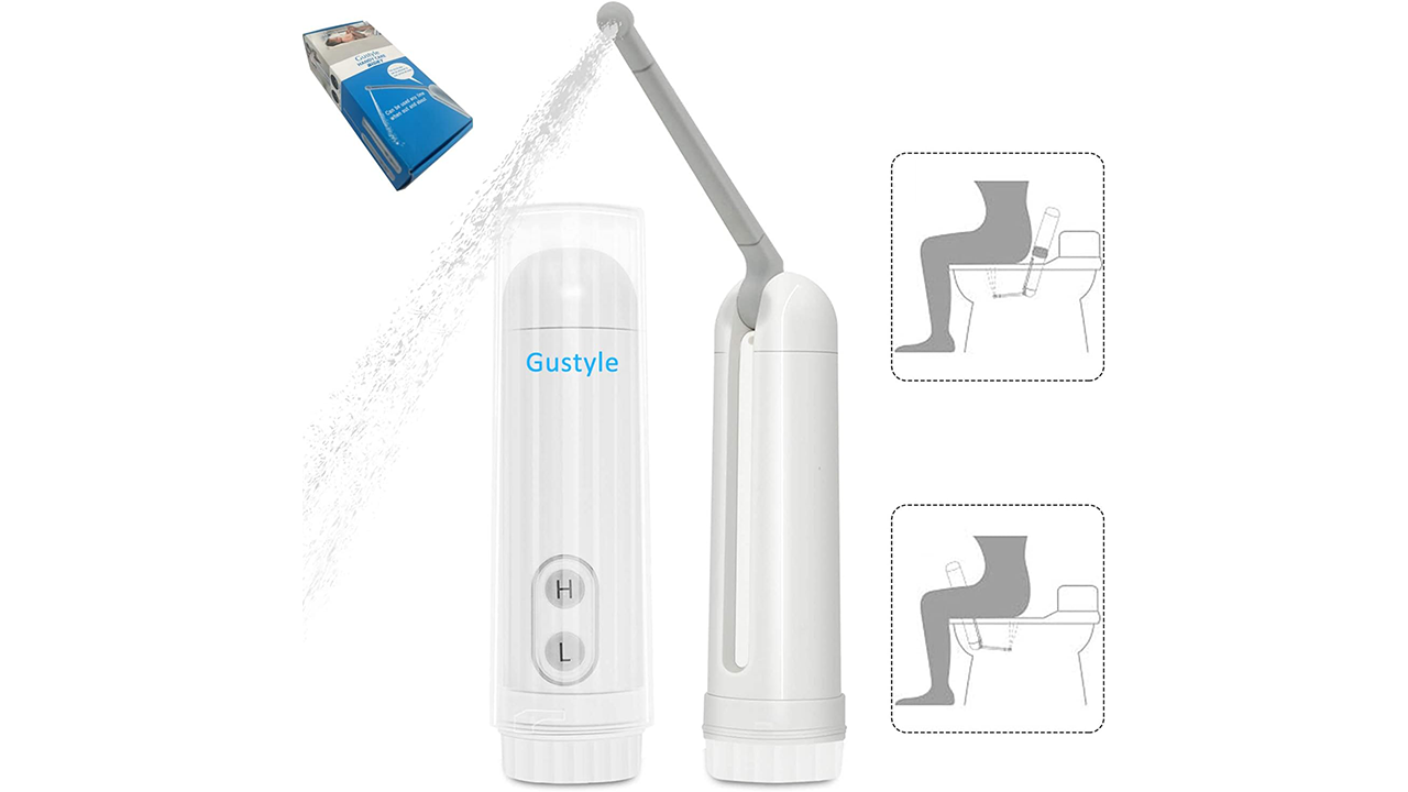 Portable Travel Bidet by GUSTYLE stock photo