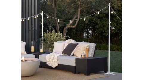 Pottery Barn Outdoor Standing String Light Posts