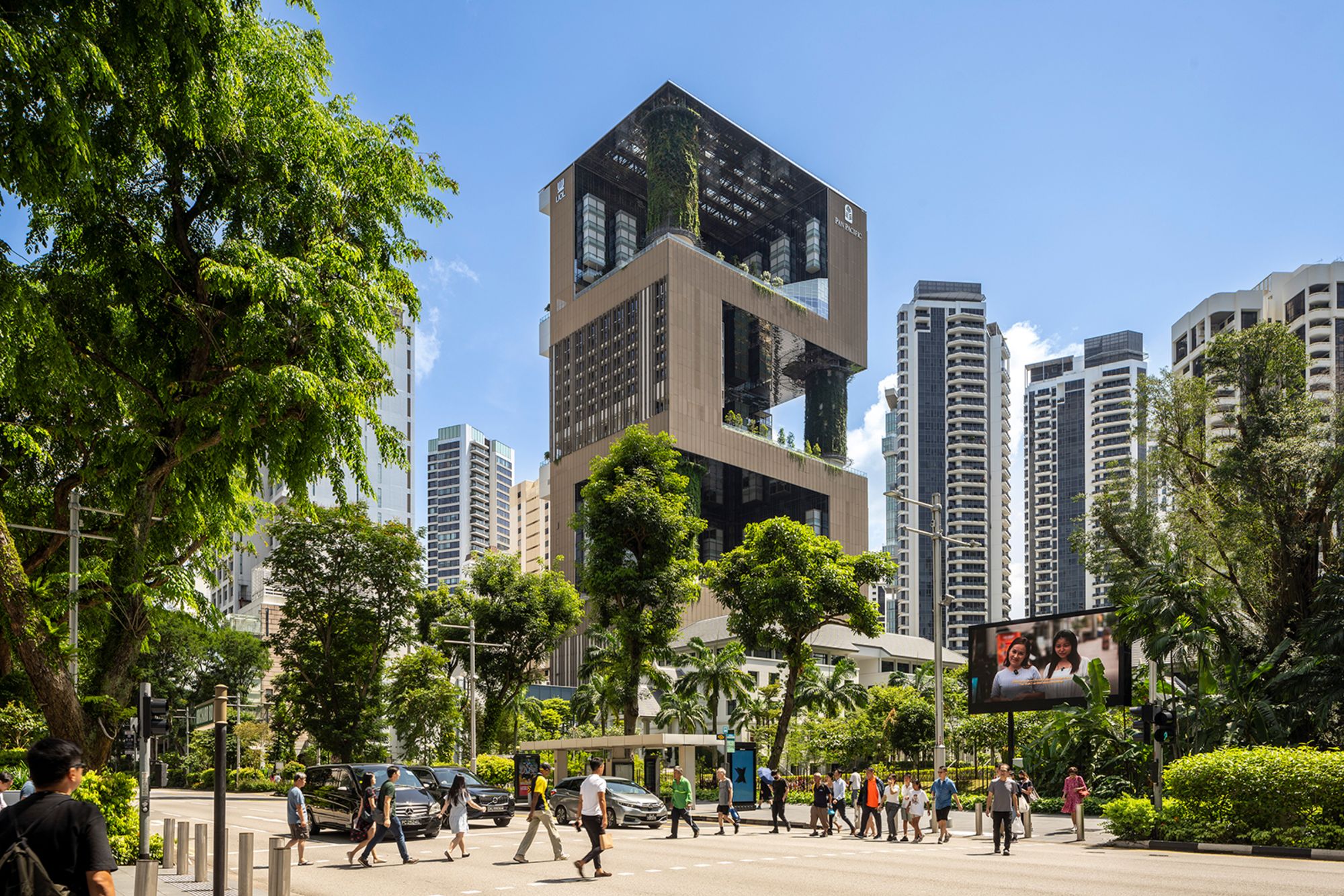 Singapore's Pan Pacific Orchard has just been named the world's best new high-rise building by the Council on Tall Buildings and Urban Habitat.