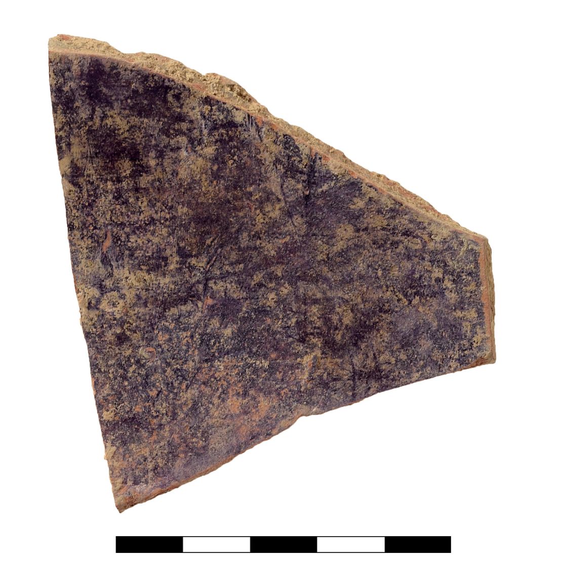 Several pottery fragments had residue of Tyrian purple pigment, the research team revealed.