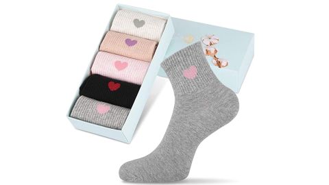 Novelty heart socks Corlap