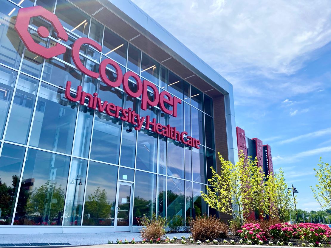 The former Sears site of Moorestown Mall was replaced by the installation of three floors of Cooper University Health Care.