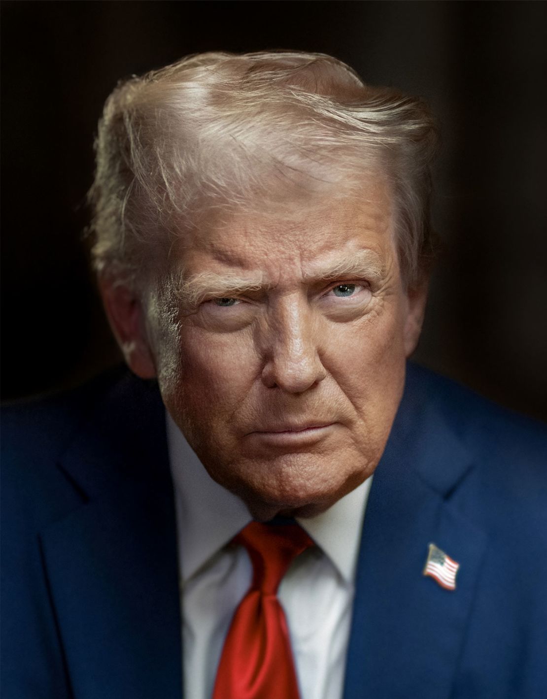 This photo released by the White House shows President Donald Trump.