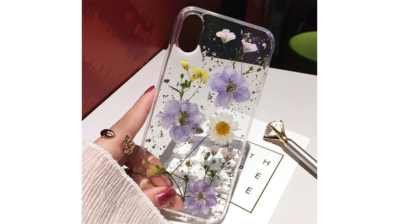 Unique Rainbow Tree Flowers Blossom iPhone 8 Phone Case iPhone 7 Case iPhone X Floral Soft Clear Ultra Thin Silicone Rubber Case Cover iPhone 10 Flower Tree Case 