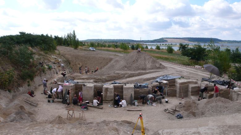 The archaeological site in Germany was excavated from 2004 to 2009.