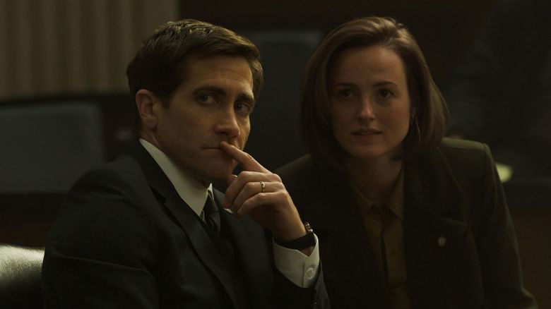 (From left) Jake Gyllenhaal and Renate Reinsve in 'Presumed Innocent.'
