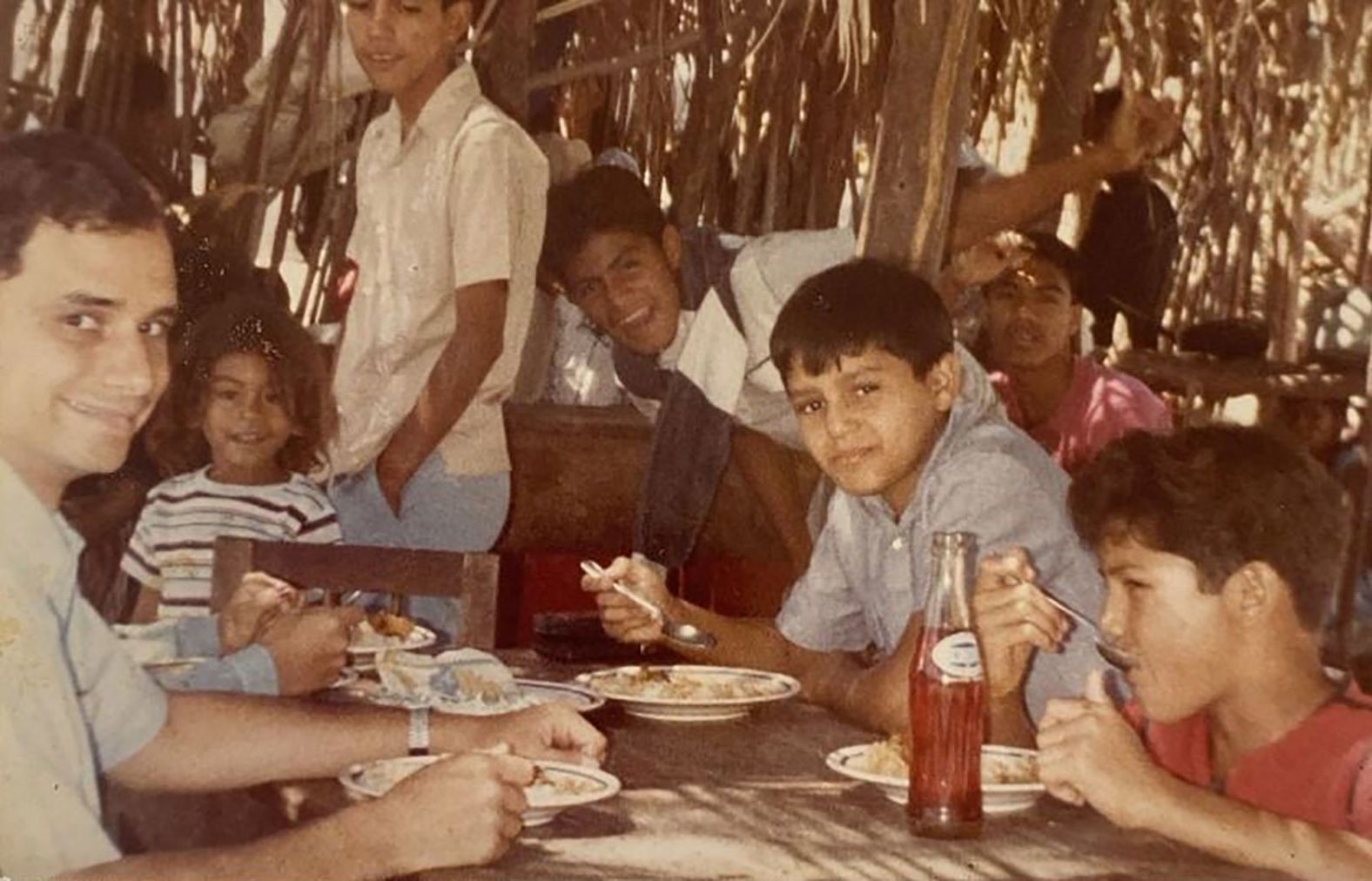 Robert Prevost, left, in Piura, Peru, where he <a href="index.php?page=&url=https%3A%2F%2Fwww.cnn.com%2F2025%2F05%2F12%2Famericas%2Fpope-leo-peru-chiclayo-intl-latam">served his early priesthood</a> in 1986.