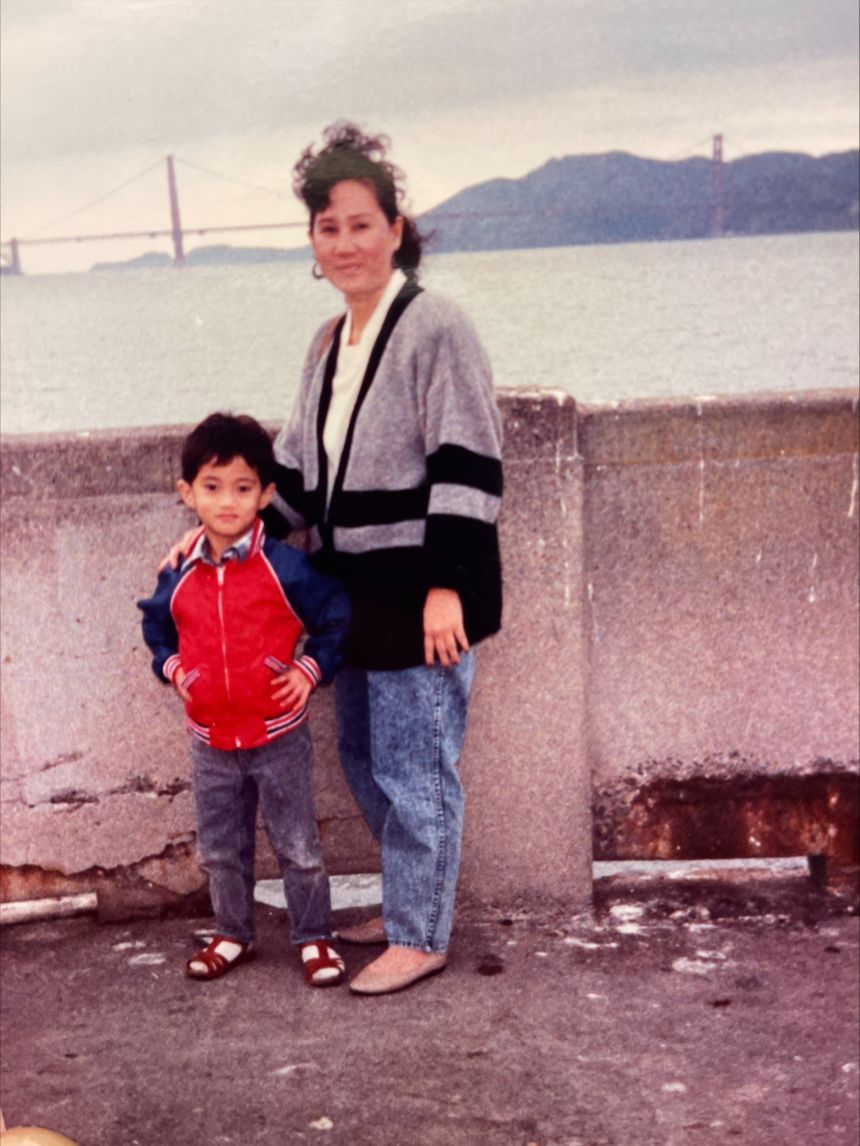 Tee Tran, owner of Monster Pho in Oakland, California, remembers the food insecurity of his own childhood. He said his mother's generosity inspired him to help people through his restaurant.