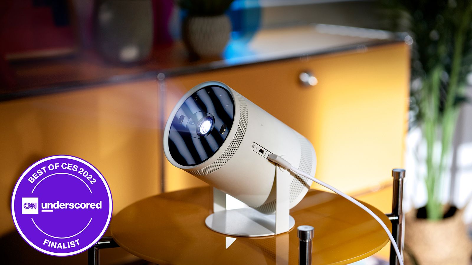 Samsung’s new Freestyle projector is ultra tiny, portable and the perfect home accessory