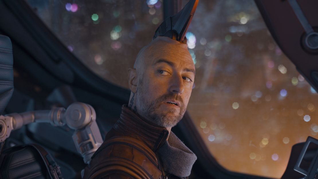 Sean Gunn as Kraglin in Marvel Studios'