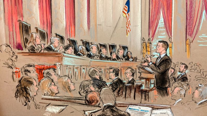 Изводи от аргументите на Върховния съд относно претенциите на Тръмп за абсолютен имунитет