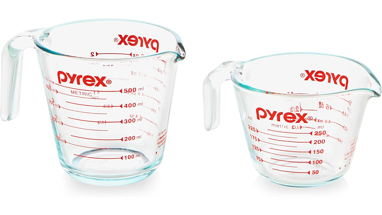 Pyrex 2-teiliges Messbecher-Set aus Glas – Foto