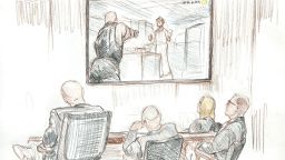 Bodycam footage showing the shooting of Sonya Massey is shown in court on October 22, 2025.