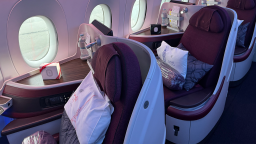 Qatar business class Airbus A350