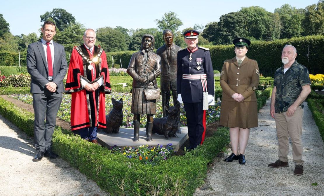 The sculpture was unveiled in Antrim Castle Gardens on September 6.